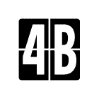 4B logo