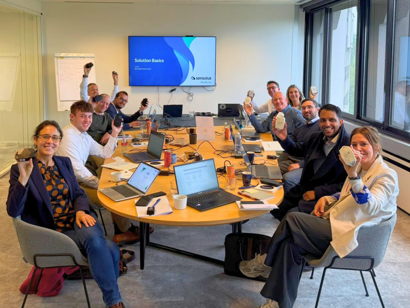 group picture of the sensolus partner training